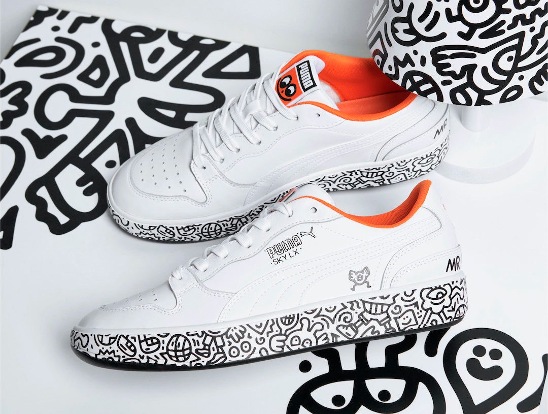 童真气息,puma sky lx low "mr doodle" 即将发售